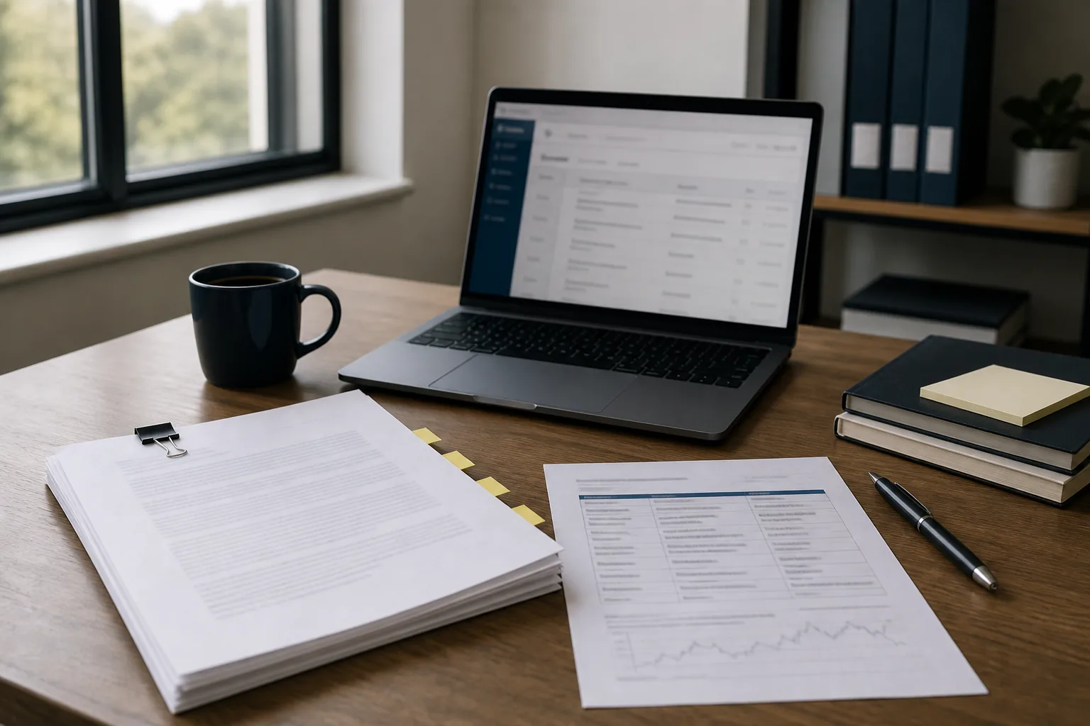 Contractor reviewing a prime contractor's award record before a teaming call